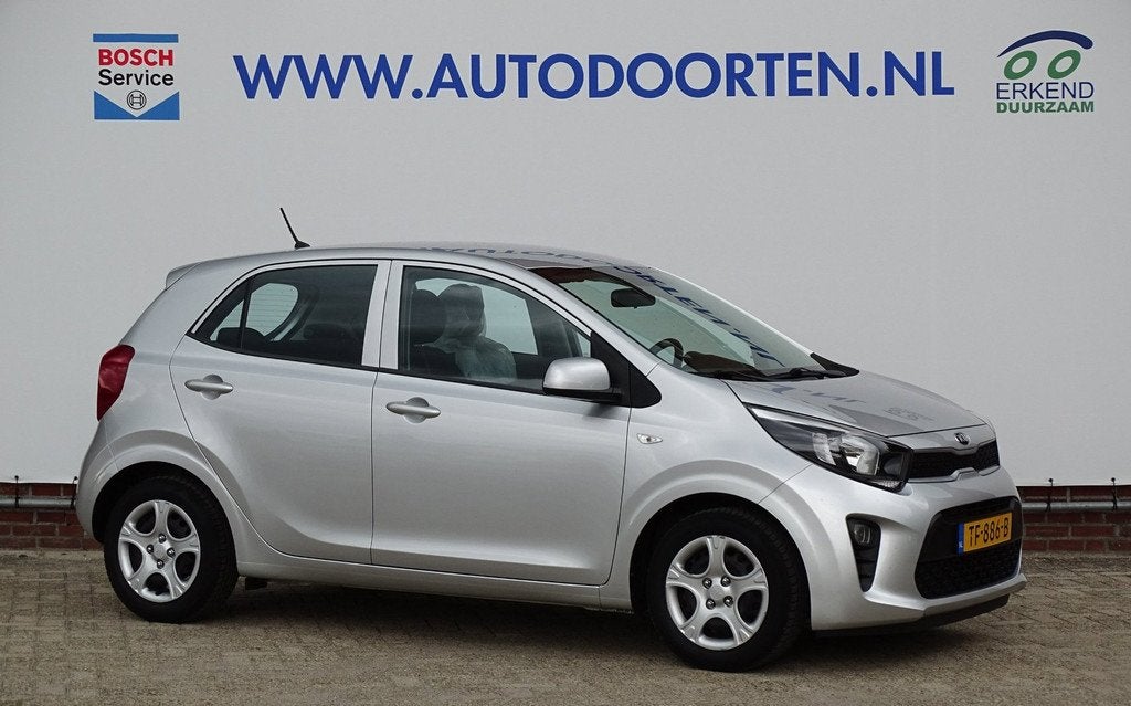 Kia Picanto 1.0 CVVT EconomyPlusLine|Bluetooth|Airco|Metalli, Auto's, Kia, Bedrijf, Te koop, Picanto, ABS, Airbags, Airconditioning