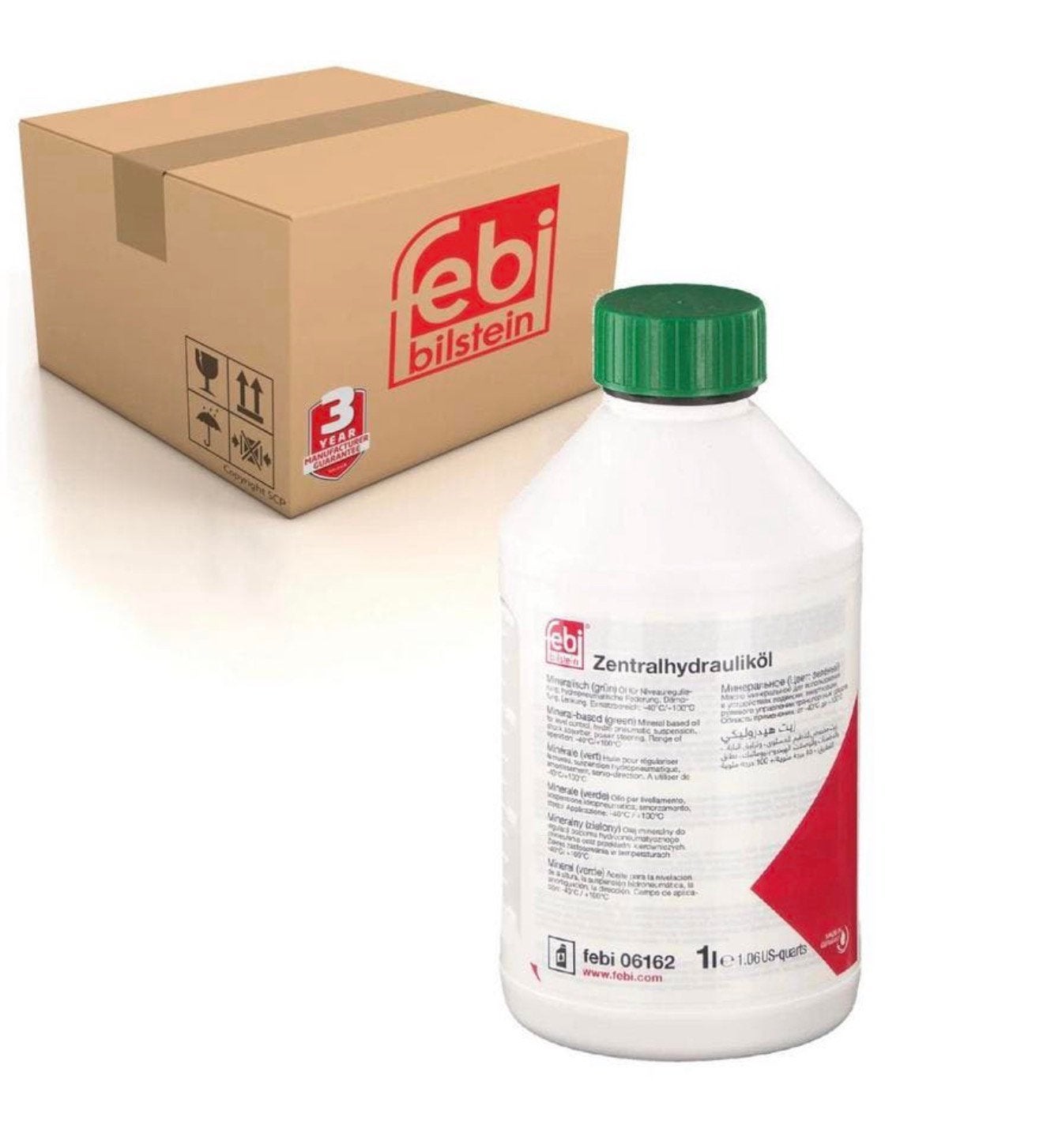 4x FEBI 06162 Stuurbekrachtigings olie BMW 5-serie 4 Liter, Ophalen of Verzenden, H, H, H