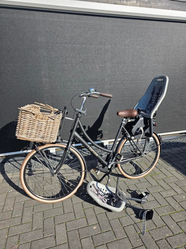 Cortina fiets 28 inch, 3 versnellingen, met mand, Fietsen en Brommers, Fietsen | Dames | Damesfietsen, Ophalen, Gebruikt, Versnellingen