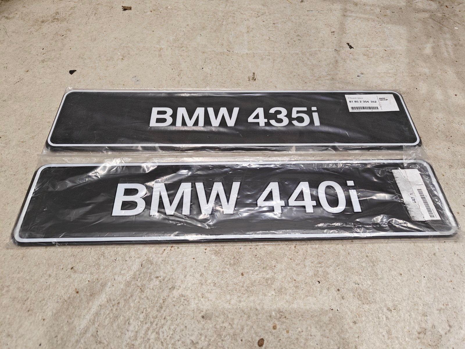 Showroomplaten BMW 435i en 440i, Ophalen, Nieuw