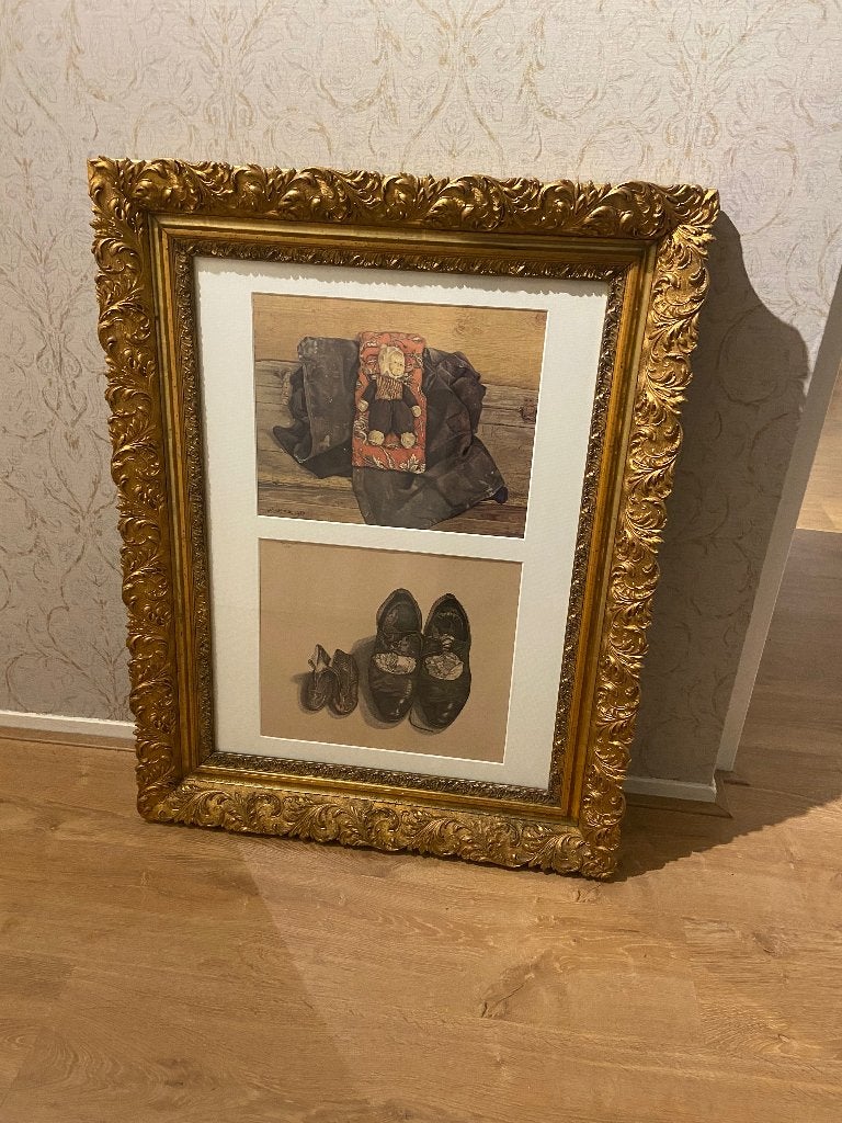 Gouden lijst Jopie  huisman, Ophalen, Zo goed als nieuw, Goud, Met sierrand