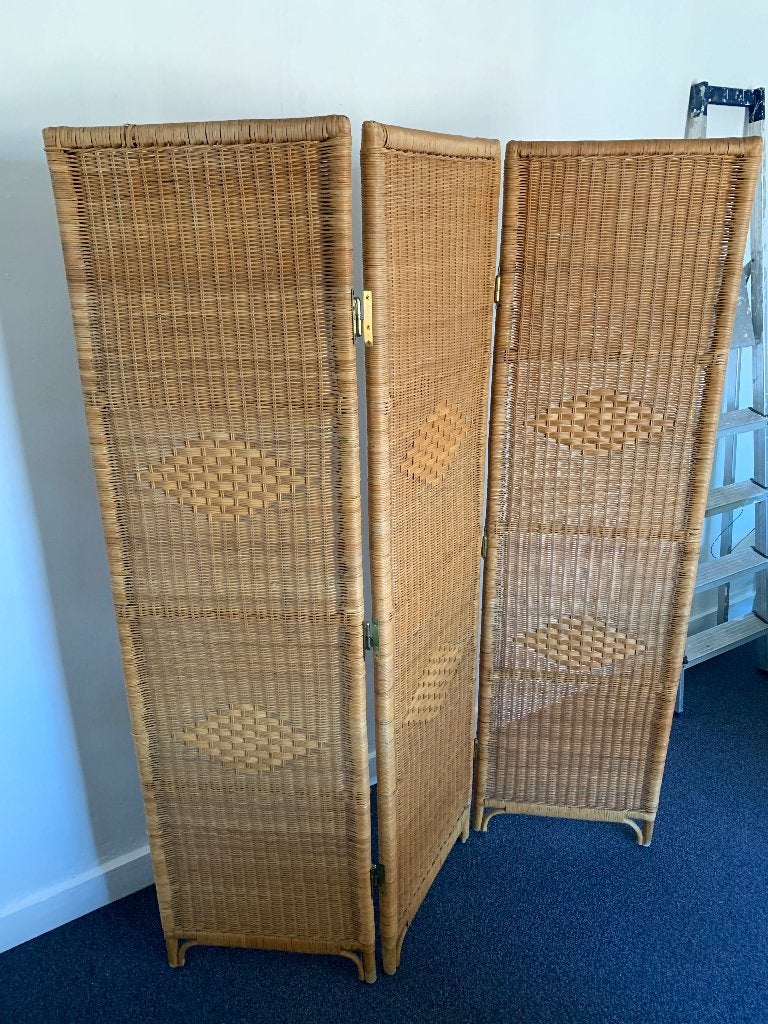 Rotan kamerscherm, Huis en Inrichting, Ophalen, Gebruikt
