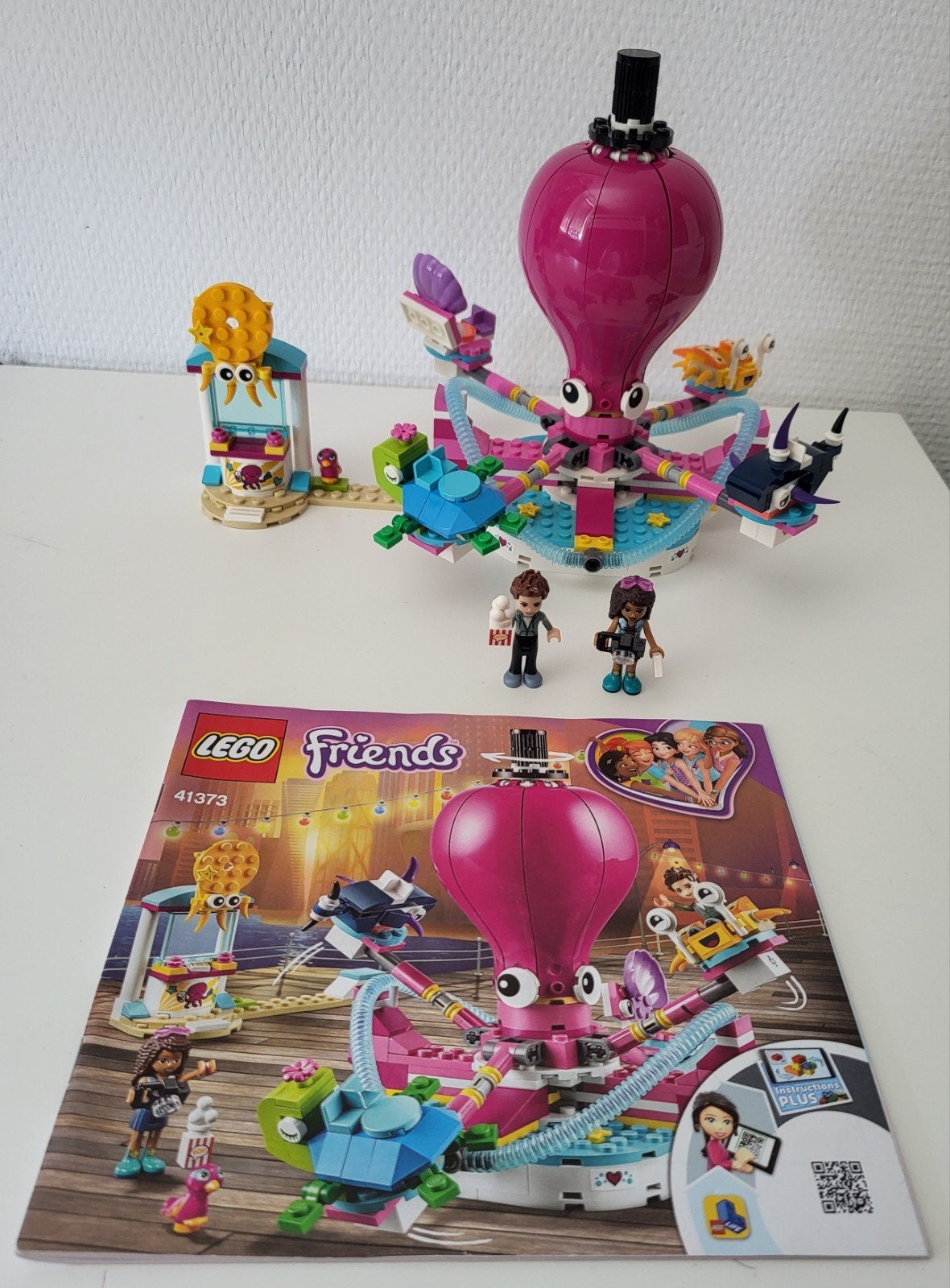 LEGO Friends draaiende octopus onderwaterattractie set 41373, Lego, Ophalen of Verzenden, Zo goed als nieuw, Complete set