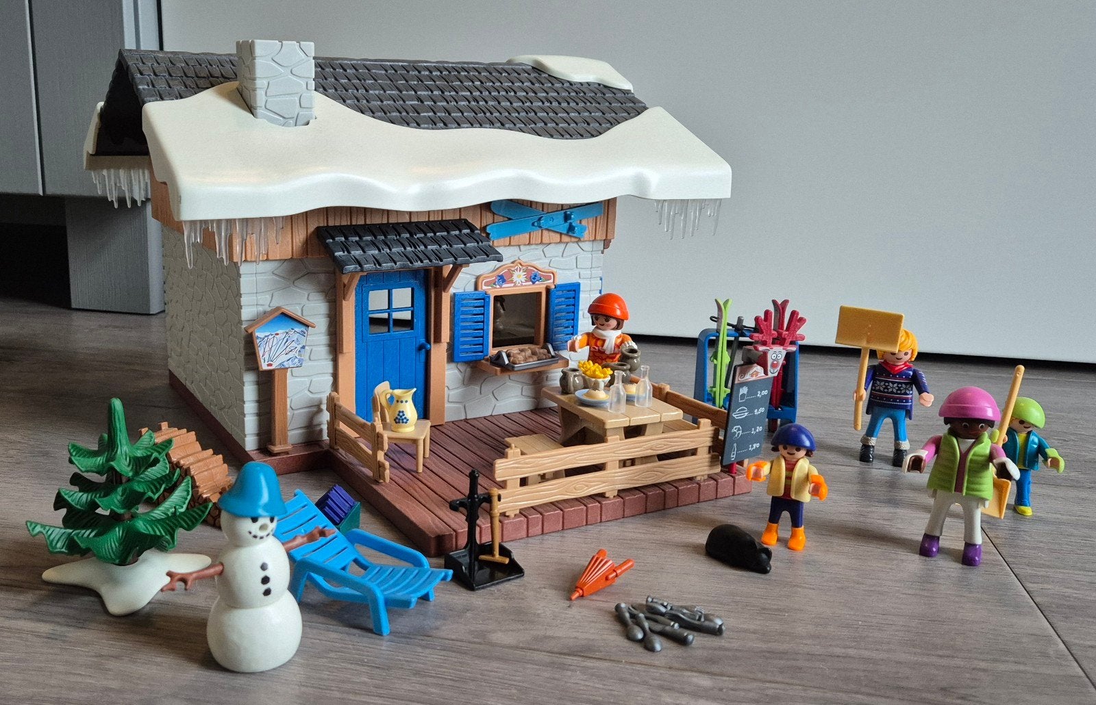 Playmobil Skihut 9280, Ophalen, Gebruikt, Gebouw, Complete set