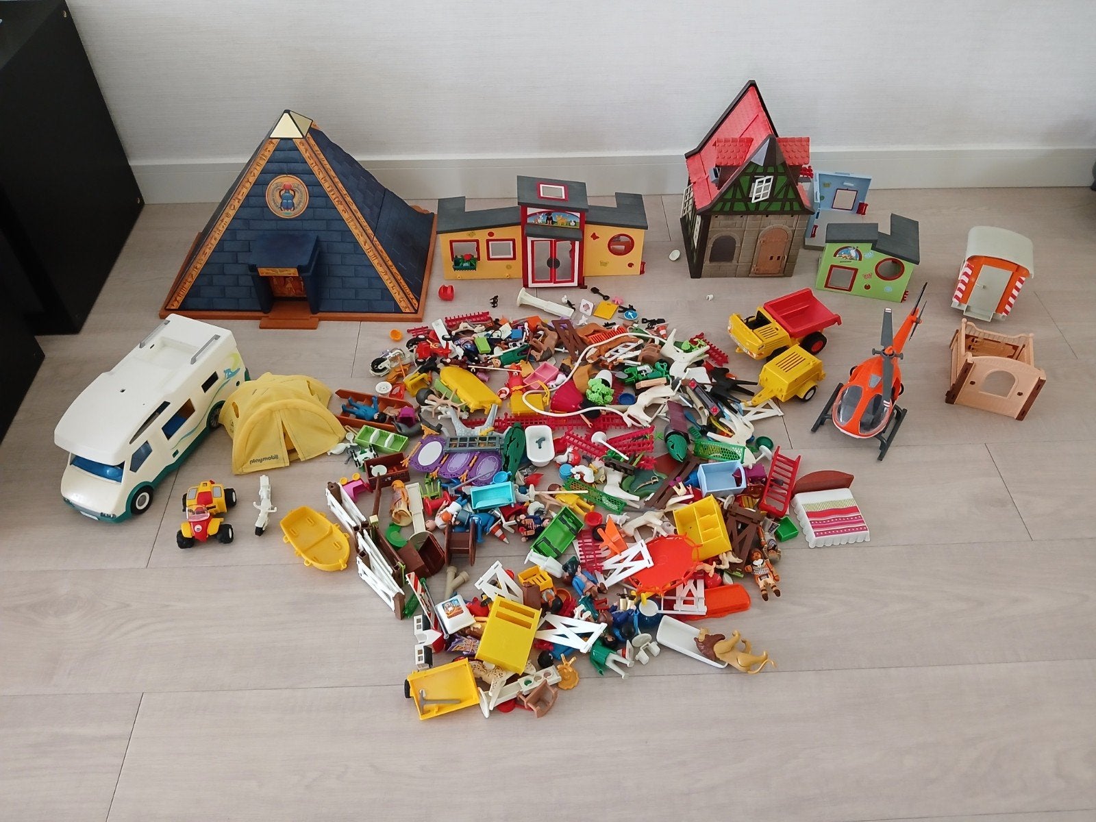Grote Playmobil collectie met diverse sets en figuren, Ophalen, Gebruikt