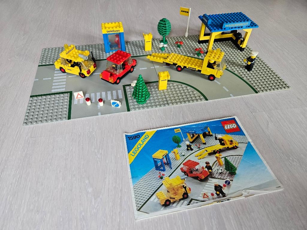 Lego Legoland 1590 ANWB Breakdown Assistance, Gebruikt, Lego, Compleet, Ophalen of Verzenden