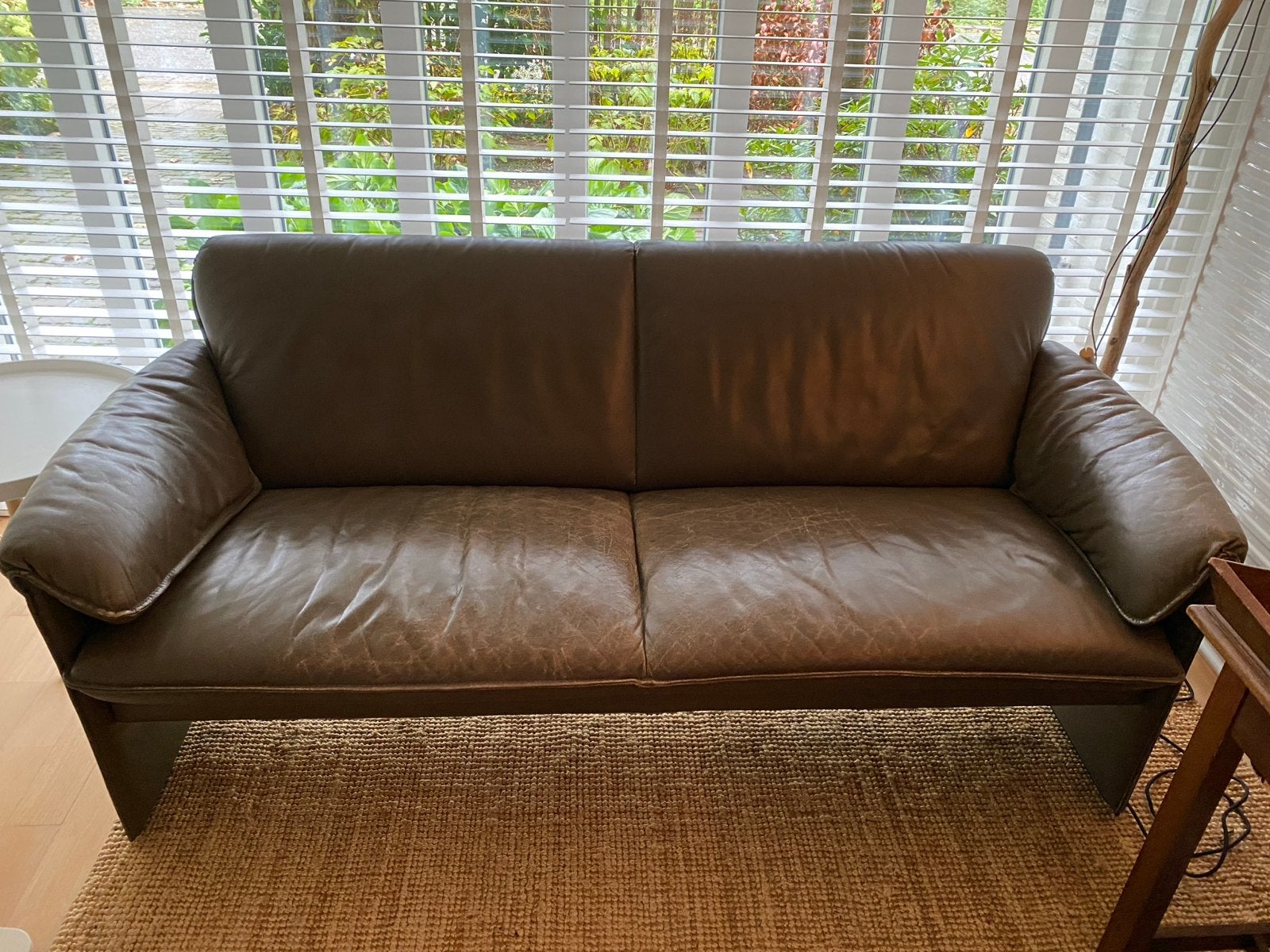 Leolux  Bora Bora 2,5 zits bank taupe, Ophalen, Gebruikt, 150 tot 200 cm, Tweepersoons