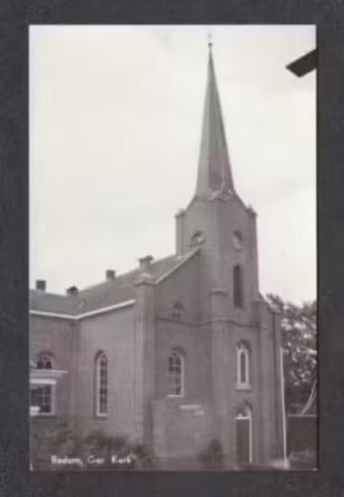 Bedum Groningen Gereformeerde Kerk Maranatha Kerk., Verzamelen, Ansichtkaarten | Nederland, Ophalen of Verzenden, 1960 tot 1980