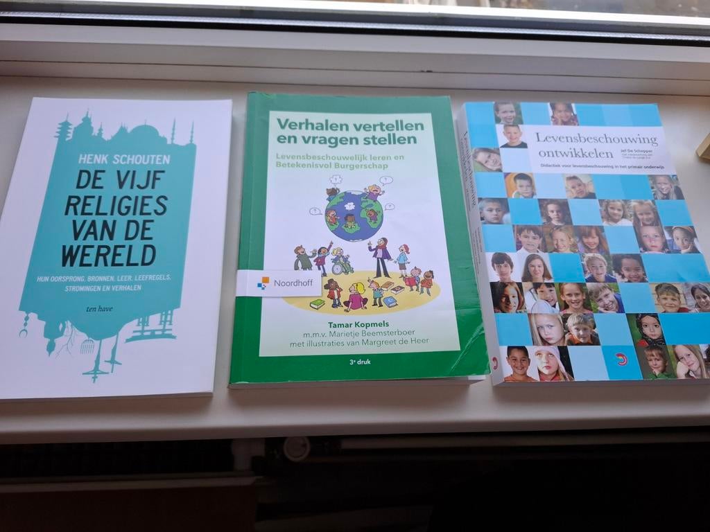 Levensbeschouwing studieboeken, Boeken, Studieboeken en Cursussen, Ophalen of Verzenden, Zo goed als nieuw, HBO, Diverse auteurs