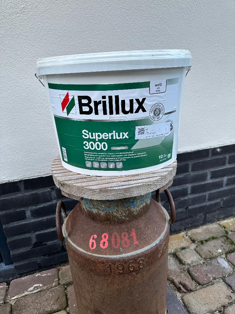 Brillux professionele verf (saus) ral 9001, Ophalen, 5 tot 10 liter, Wit, Nieuw