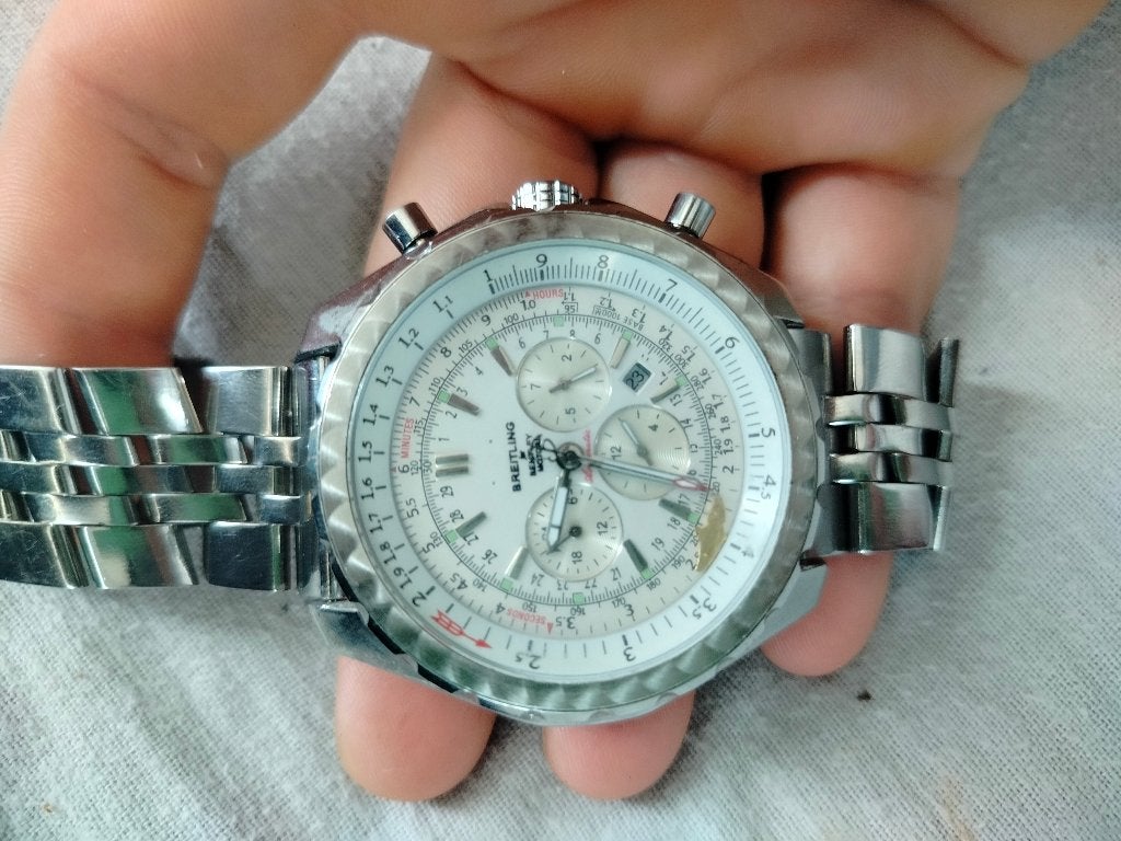 Breitling for bentley motors automatic 1884, Ophalen of Verzenden, Gebruikt, Polshorloge, Breitling