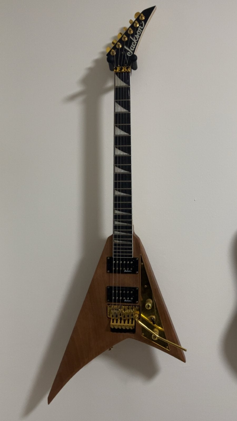 Jackson JS32 Rhoads MAH Natural, Muziek en Instrumenten, Ophalen, Gebruikt, Solid body, Overige merken