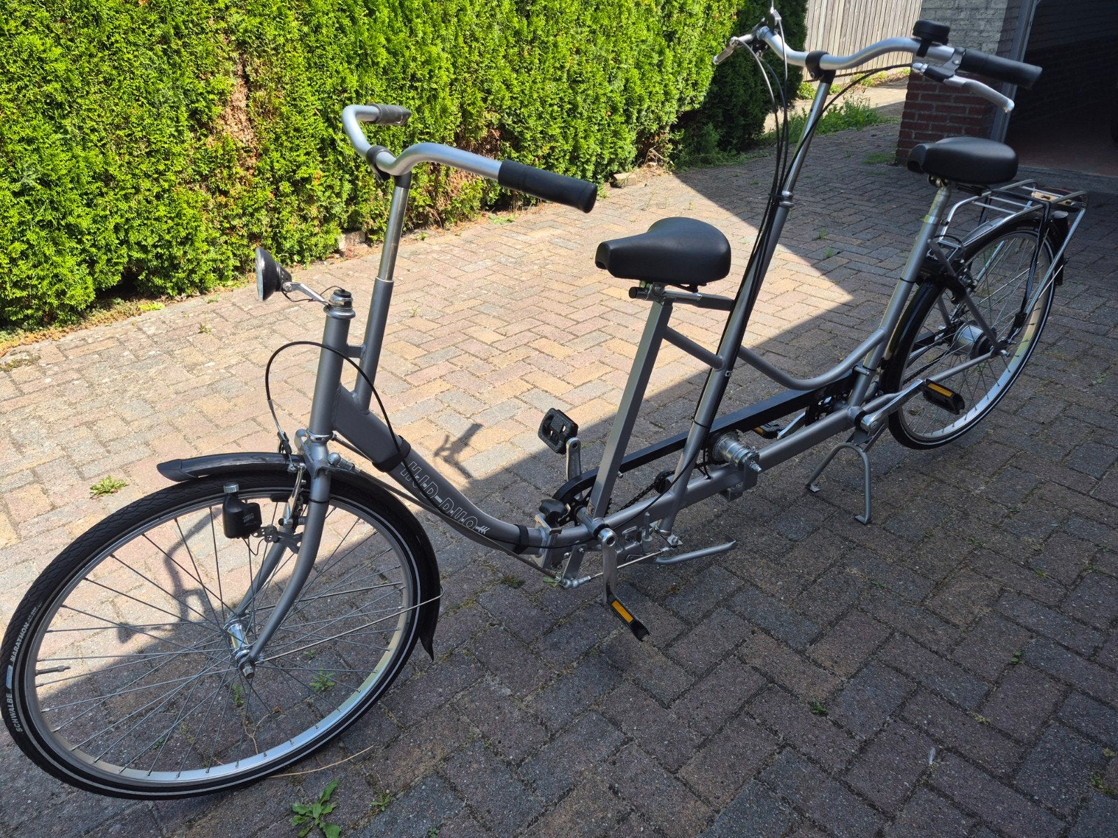 Deelbare tandem, Fietsen en Brommers, Ophalen, Minder dan 10 versnellingen, Zo goed als nieuw, HJD DUO