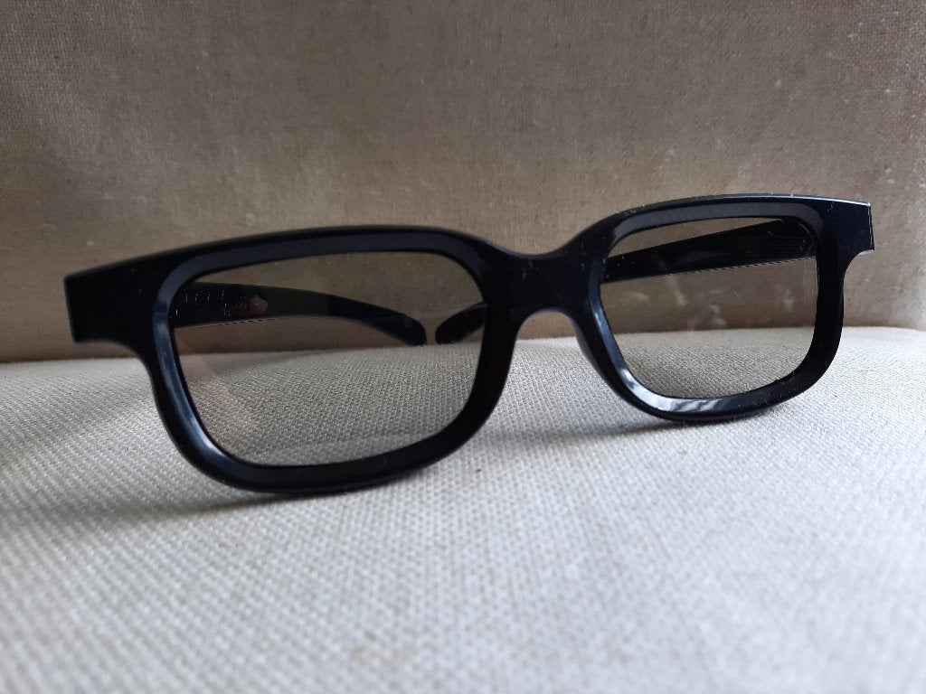 REAL D bril - 3D bril - zwart - 3D bril, Overige merken, Zwart, Ophalen of Verzenden, Zo goed als nieuw