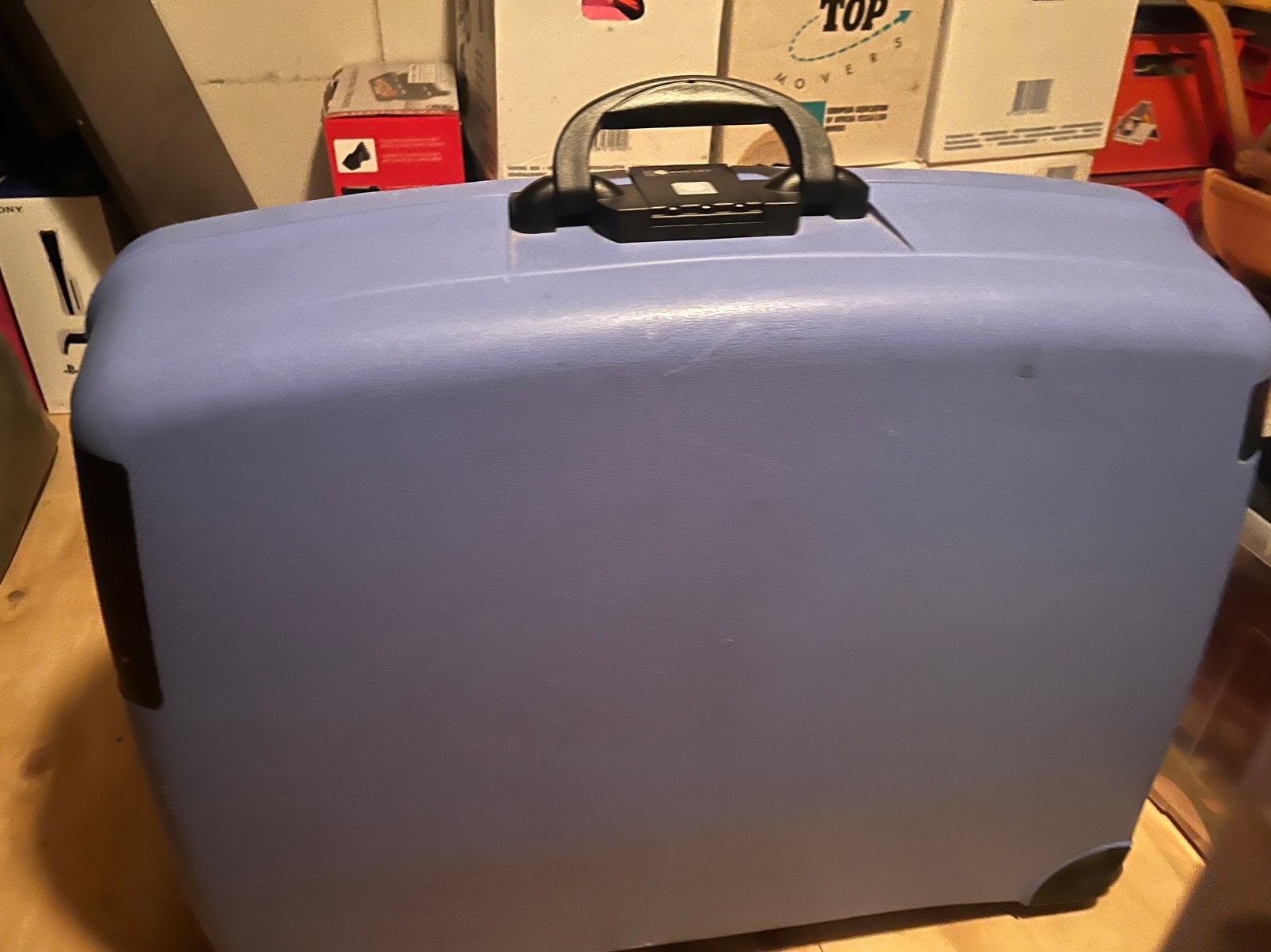 Delsey koffer + beautycase, Gebruikt, Hard kunststof, 70 cm of meer, Ophalen