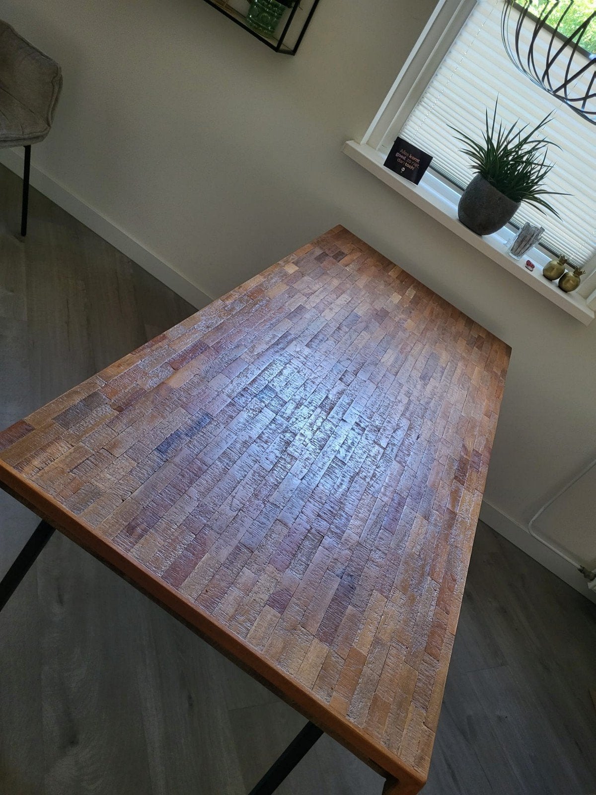 Eettafel Loods 5, Huis en Inrichting, Tafels | Eettafels, Ophalen, Rechthoekig, 150 tot 200 cm, 50 tot 100 cm