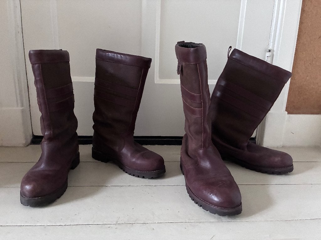 Lederen laarzen Waterproof, Hoge laarzen, Bruin, Ophalen of Verzenden, Human Nature