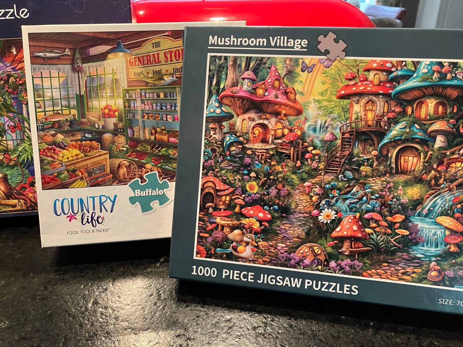 Legpuzzels 1000 stukjes, Ophalen, 500 t/m 1500 stukjes, Zo goed als nieuw