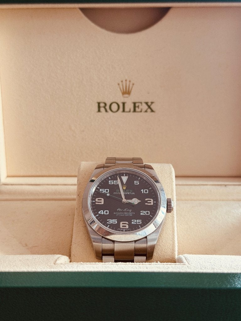 Rolex Air‑King 116900 – 2019 – Original Box & Warranty Card, Ophalen, Staal, Rolex
