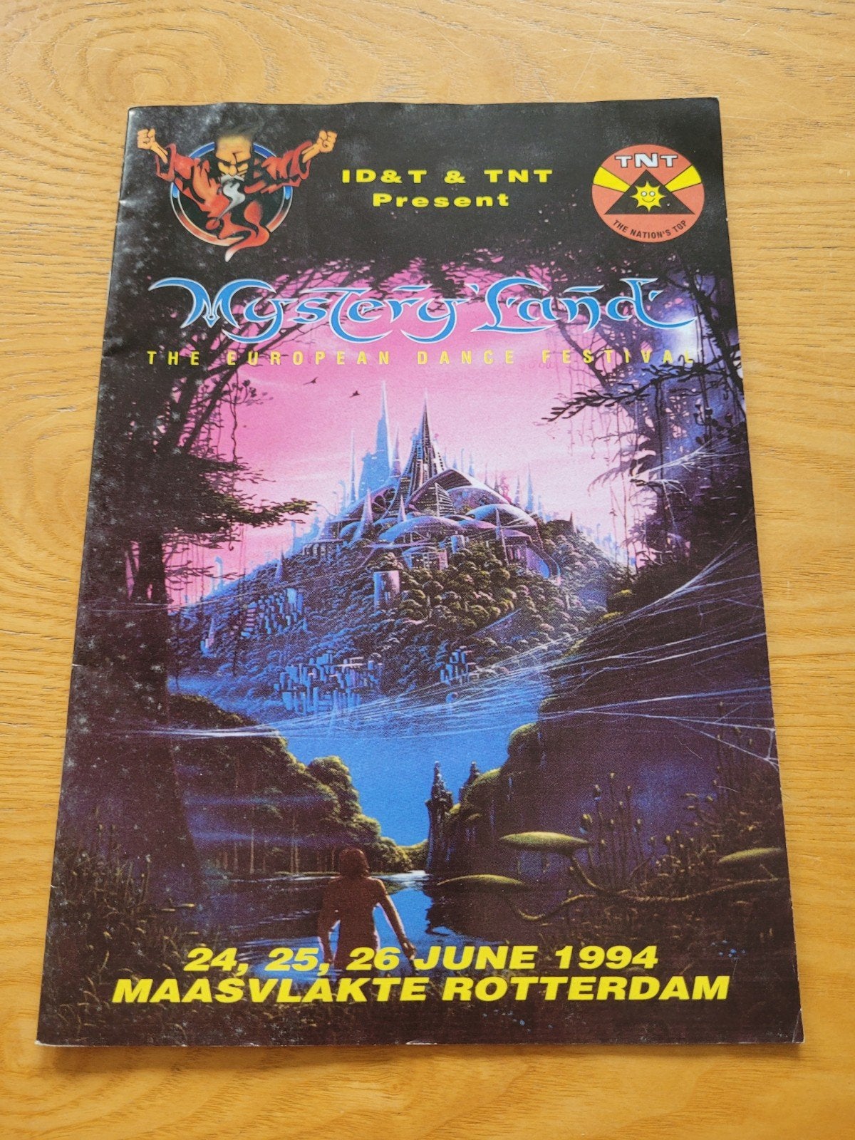Mysteryland 1994 flyer ( hardcore gabber thunderdome ), Ophalen of Verzenden