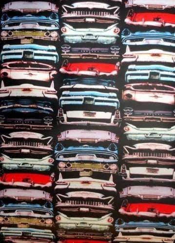 Behang Cadillac auto 623005, Ophalen of Verzenden, Paars