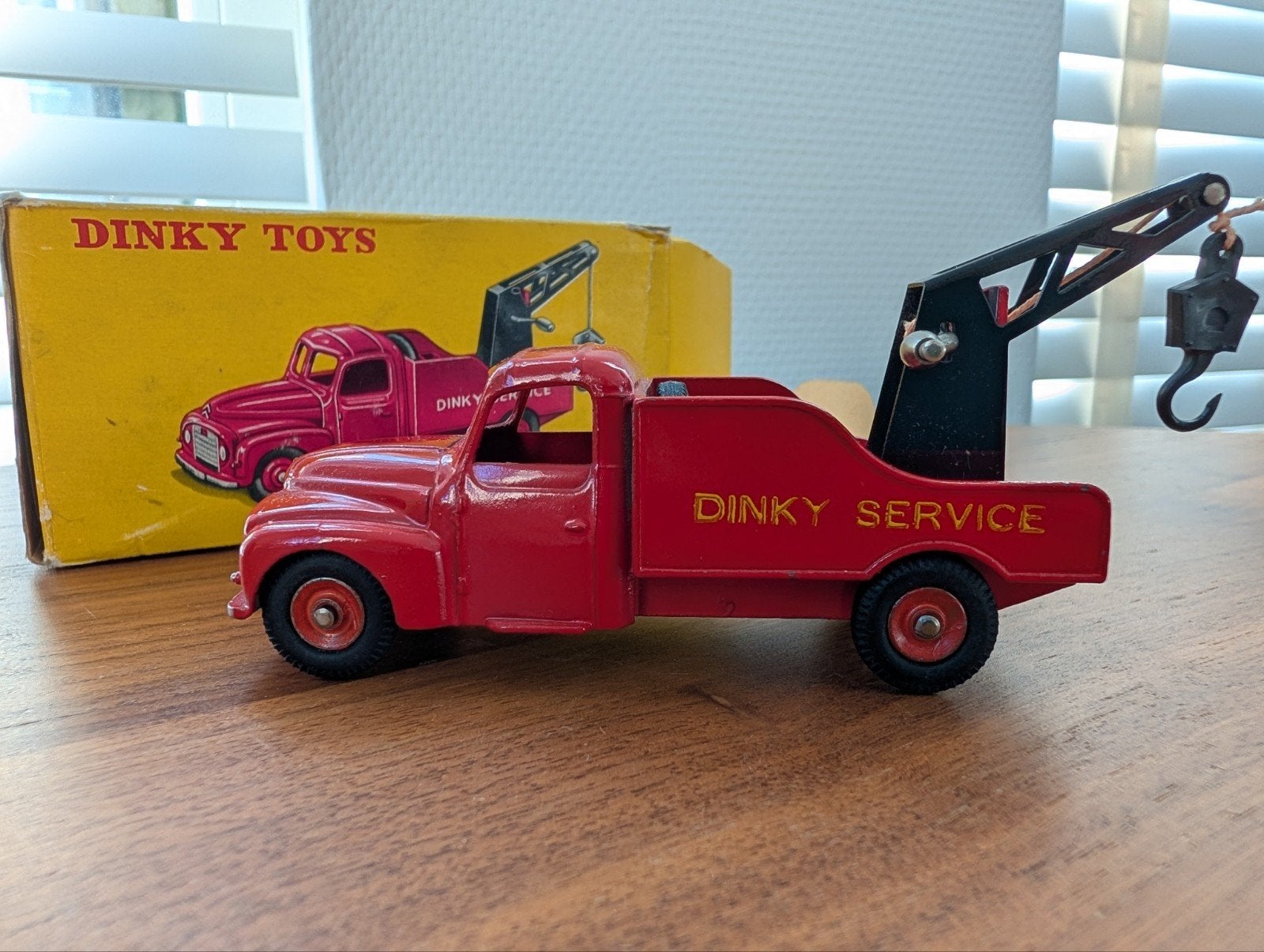 Vintage Franse Dinky Toys 35A Citroën 23 Takelwagen + doos, Ophalen of Verzenden, Zo goed als nieuw, Auto, Dinky Toys