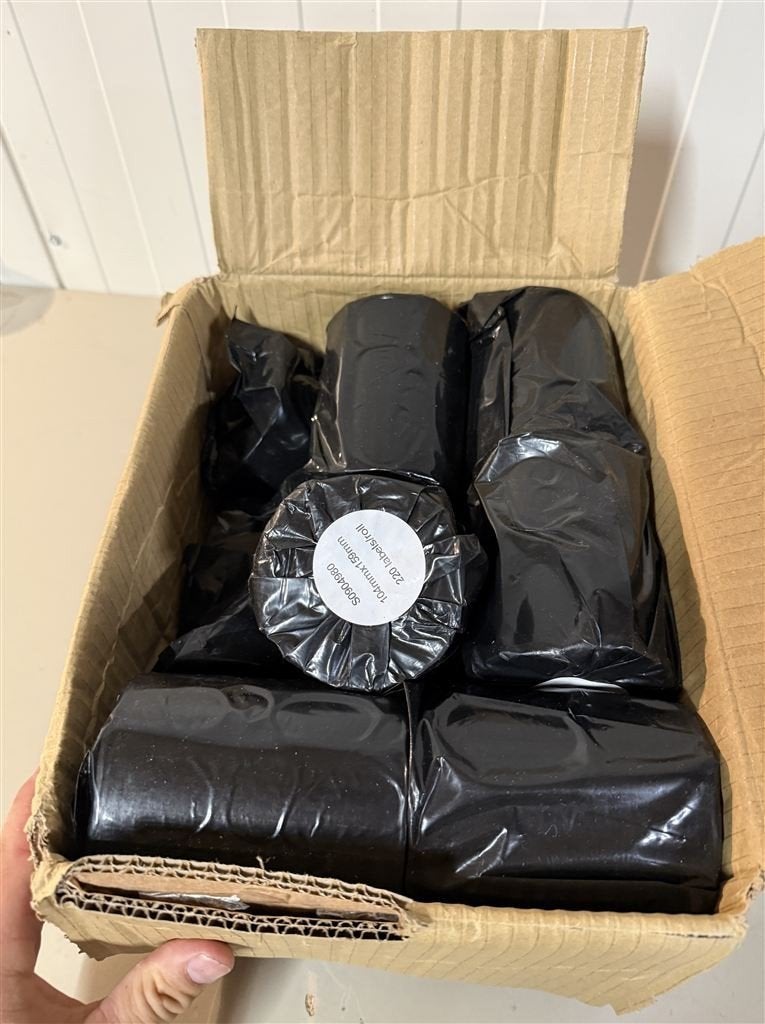 12 rollen dymo compatibele thermische etiketten - 4xl groot, Ophalen of Verzenden, Nieuw, Overige typen