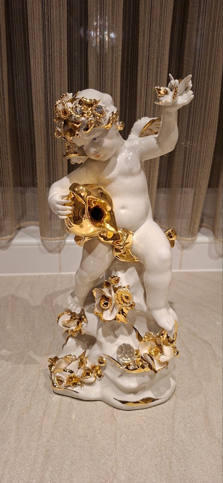 capodimonte porselein met bladgoud, Antiek en Kunst, Ophalen of Verzenden