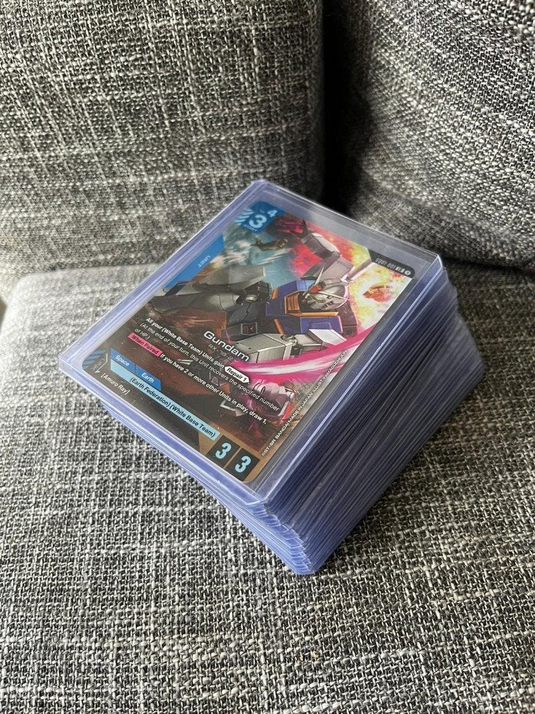 Gundam TCG singles, Ophalen of Verzenden, Nieuw, Meerdere kaarten, Foil