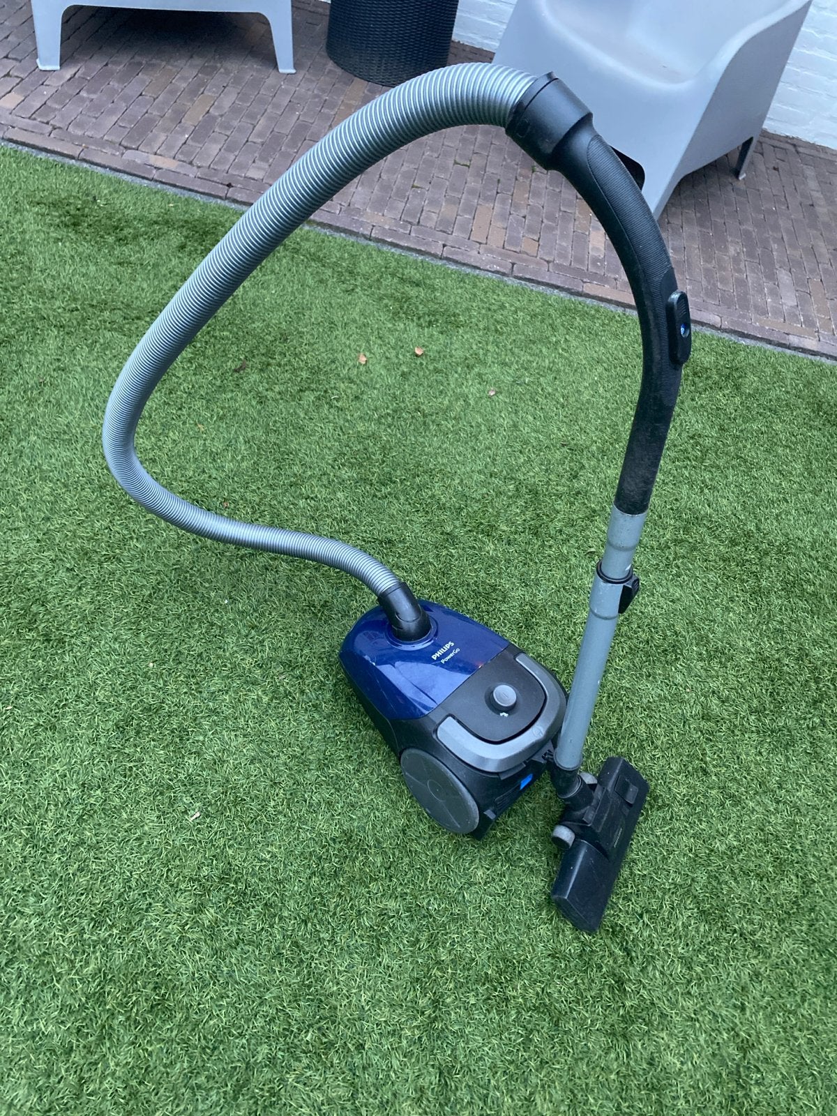 Philips PowerGo Sledestofzuiger - Blauw, Witgoed en Apparatuur, Inclusief accessoires, Gebruikt, Philips, Sledestofzuiger