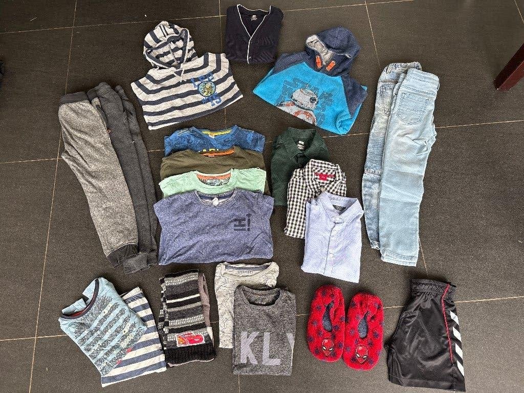 Kledingpakket maat 122 / 128 (20 stuks), Ophalen of Verzenden, Gebruikt, Maat 128