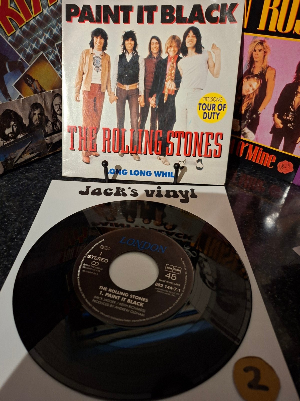 The Rolling Stones - Paint It Black (Single)1990/2, 7 inch, Ophalen of Verzenden, 1960 - 1969, Fotohoes