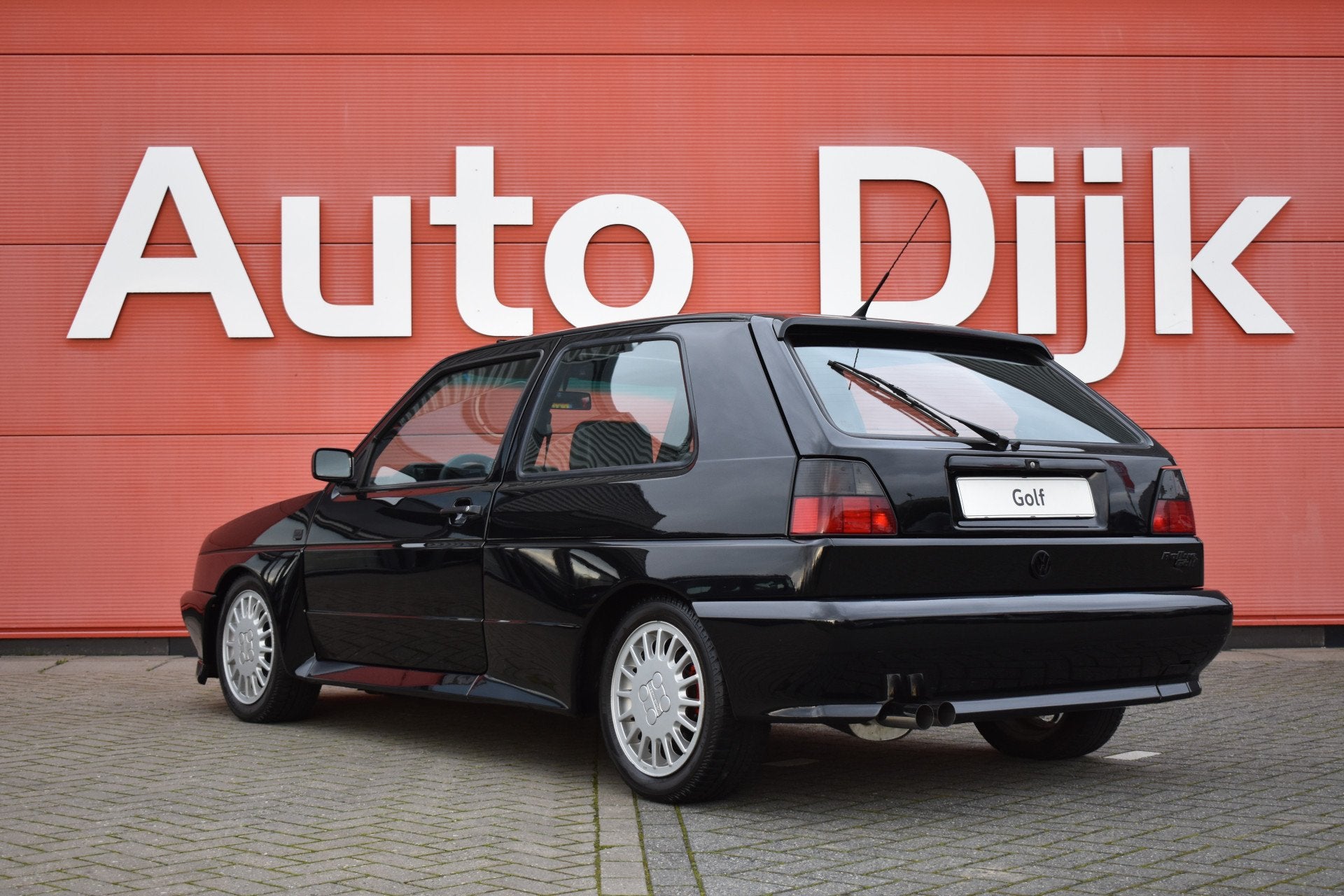 Volkswagen Golf 1.8 GTI syncro G60 Rallye Uniek! | Top staat, Auto's, Voorwielaandrijving, Zwart, Open dak, Leder en Stof