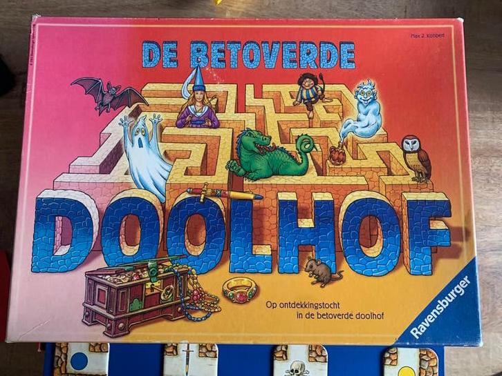 De betoverde Doolhof, Hobby en Vrije tijd, Gezelschapsspellen | Bordspellen, Ophalen of Verzenden, Zo goed als nieuw
