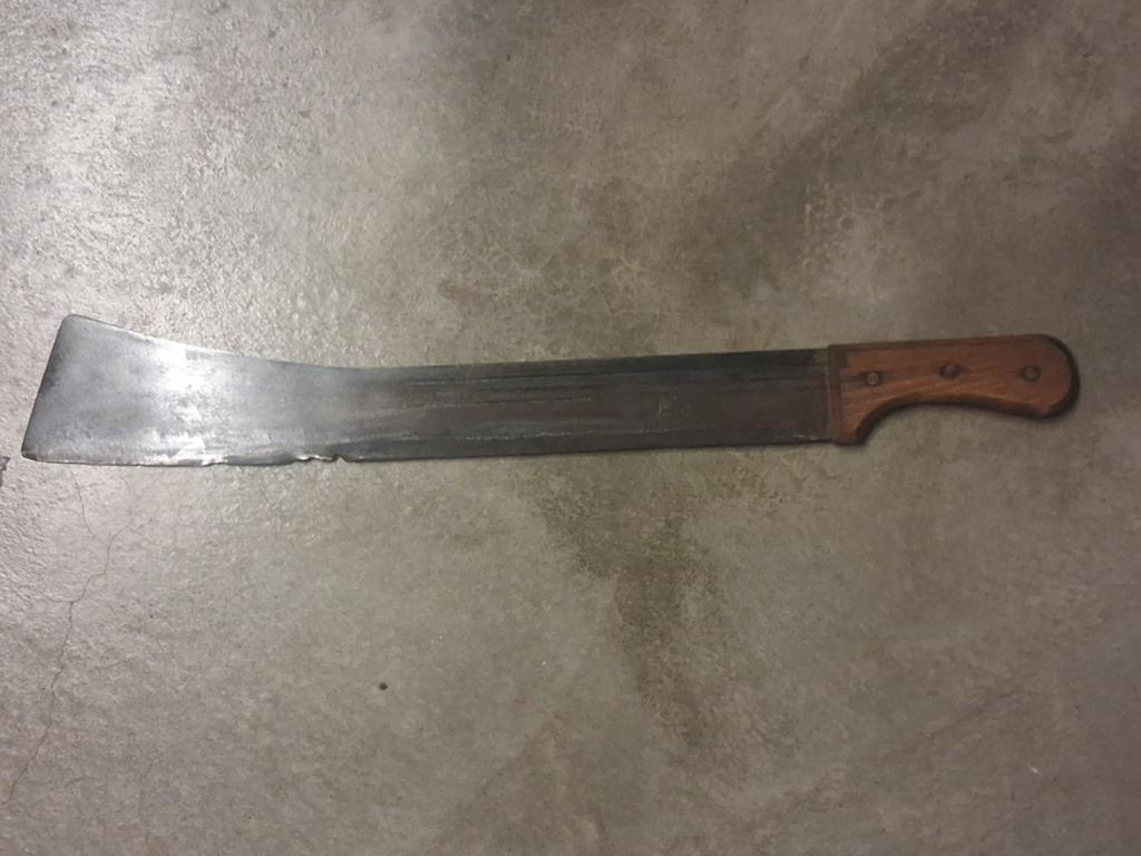 Antieke machete., Antiek en Kunst, Antiek | Gereedschap en Instrumenten, Ophalen of Verzenden