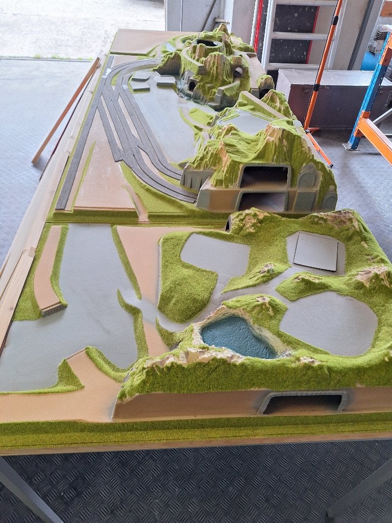 Grote Noch Spoor N modelbaan (314 cm) - 100% origineel Noch, Ophalen, Gelijkstroom of Wisselstroom, Brug, Tunnel of Gebouw, Overige merken