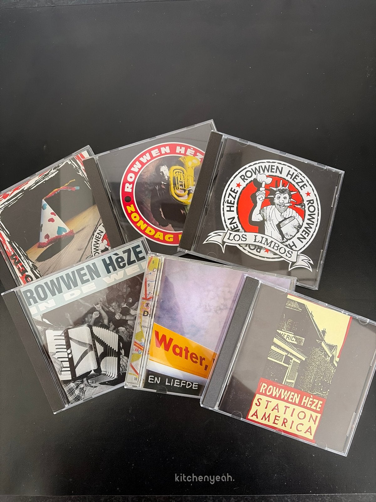Rowwen Hèze – 6 CD collectie – vroege HKM-uitgaven 1990–1997, Pop, Ophalen of Verzenden, Zo goed als nieuw, Inclusief doosje