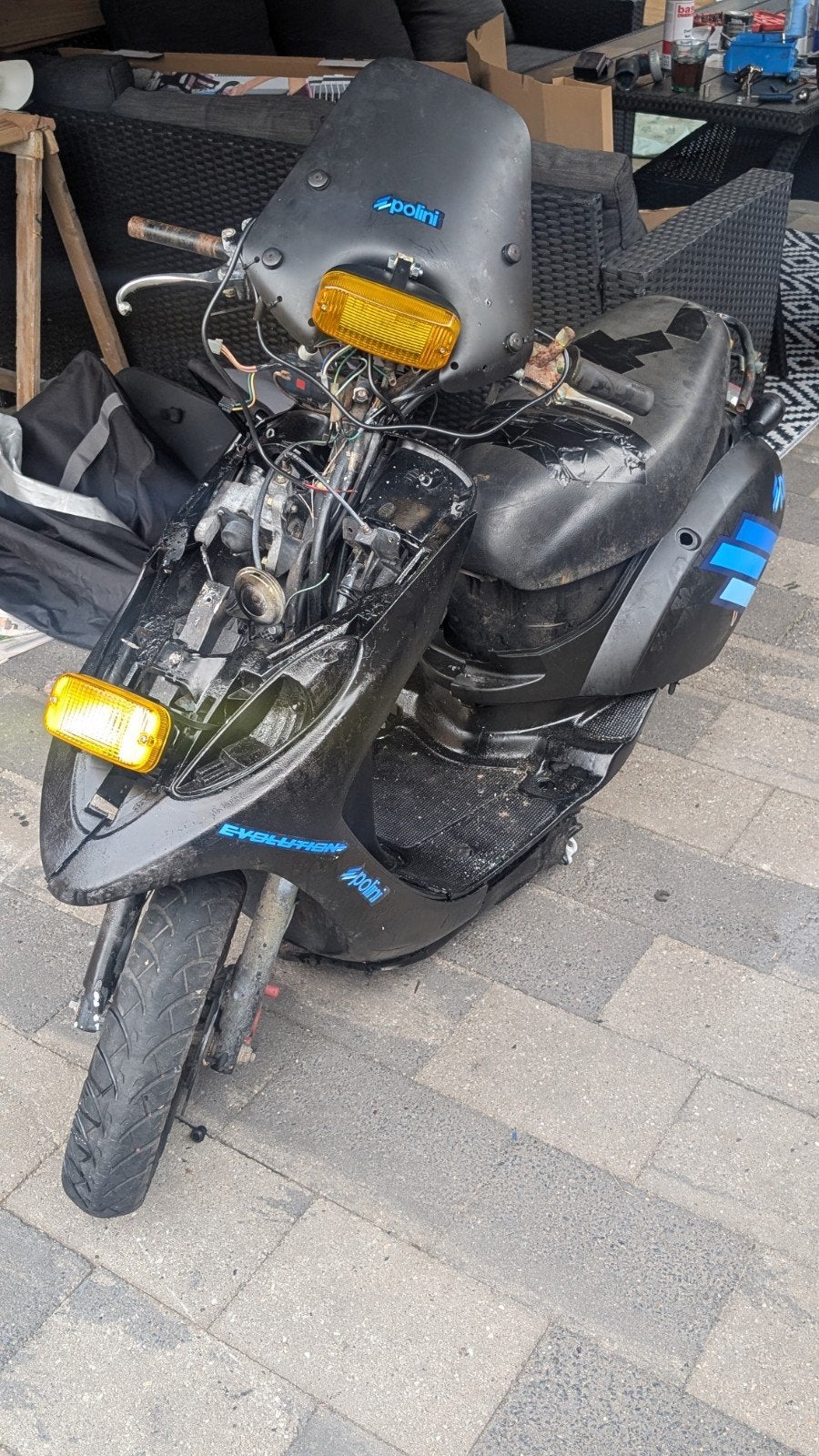 Sym DD50 met Polini kappen en 50cc tweetakt blok, Ophalen of Verzenden, Blok