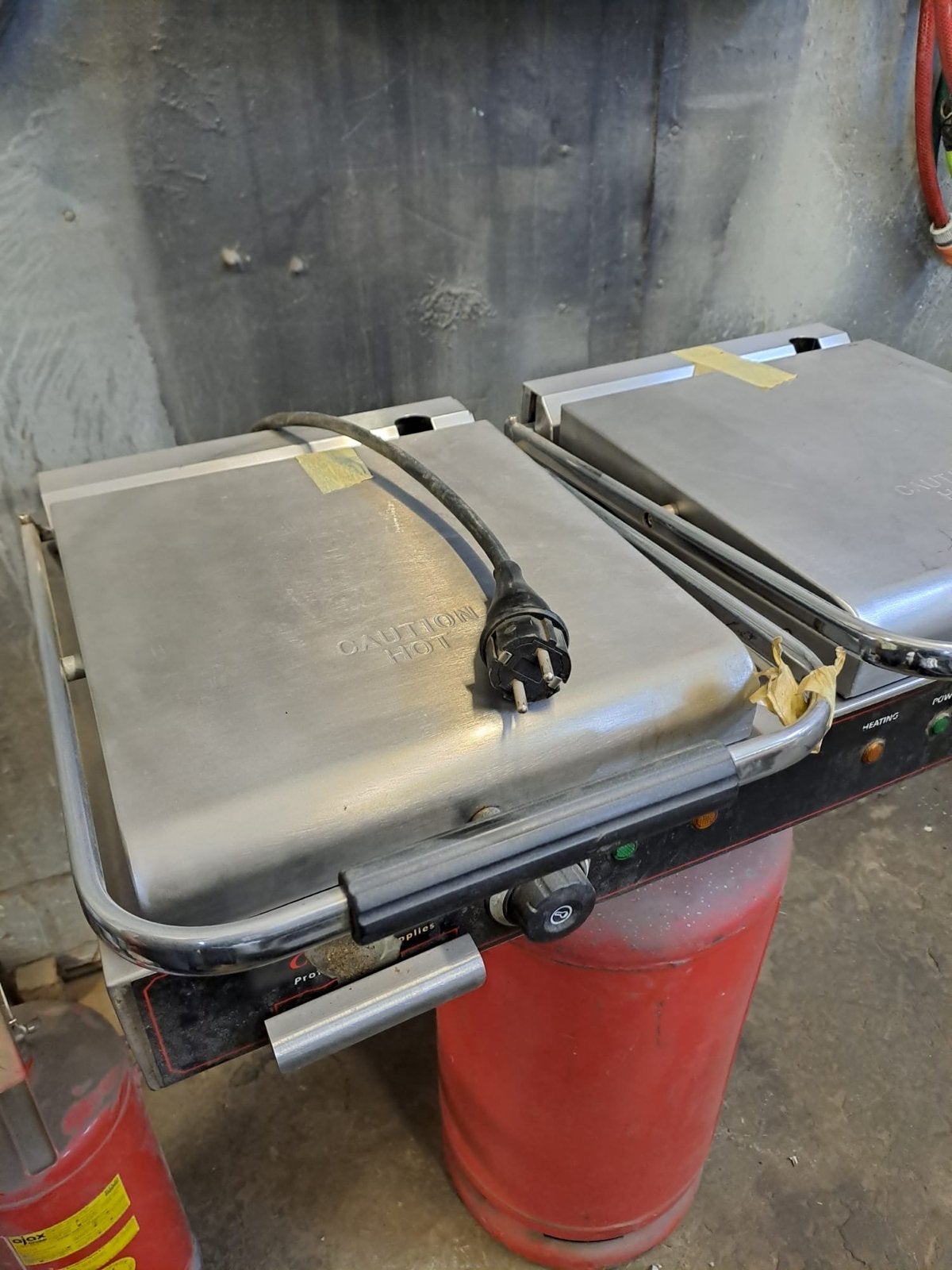 Caterchef Contactgrill - Professionele Dubbele Grill, Witgoed en Apparatuur, Ophalen, Gebruikt