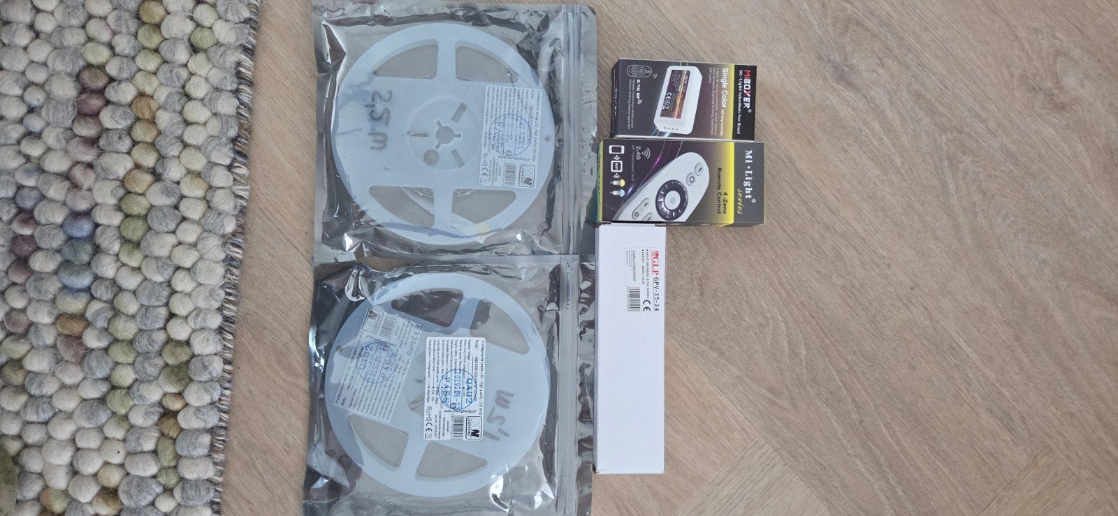 LED strip set met aluminium profiel en afstandsbediening, Overige merken, Met afstandsbediening, Nieuw, Ophalen
