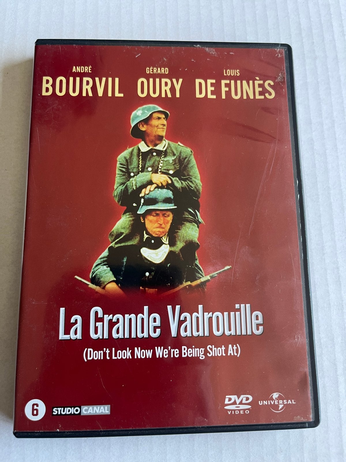 La Grande Vadrouille DVD - Franse klassieker, Vanaf 6 jaar, Ophalen of Verzenden, Gebruikt, Actiekomedie