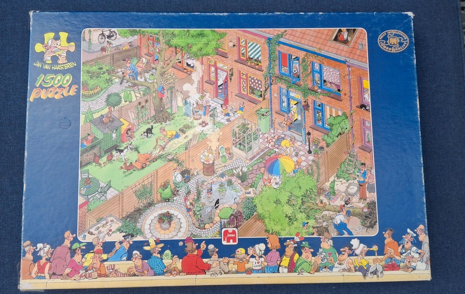 Jan van Haasteren puzzel De buren/Neighbours 1500 st., Ophalen of Verzenden, Meer dan 1500 stukjes, Zo goed als nieuw, Legpuzzel