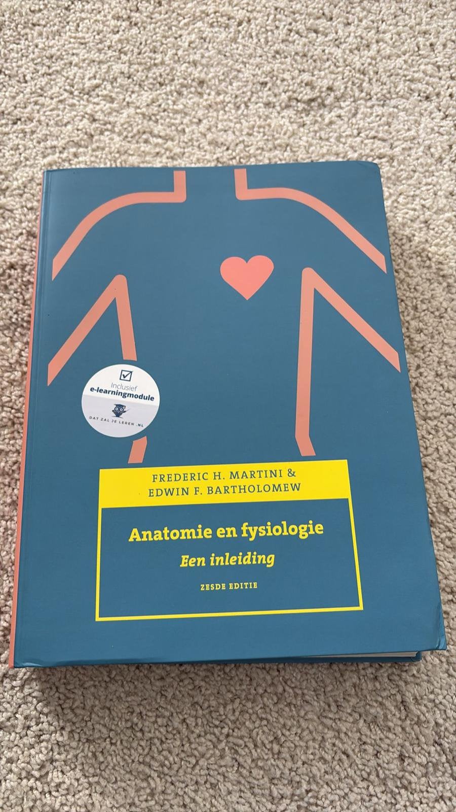 Boek Anatomie en Fysiologie - een inleiding, Boeken, Studieboeken en Cursussen, Ophalen of Verzenden, Beta, Zo goed als nieuw