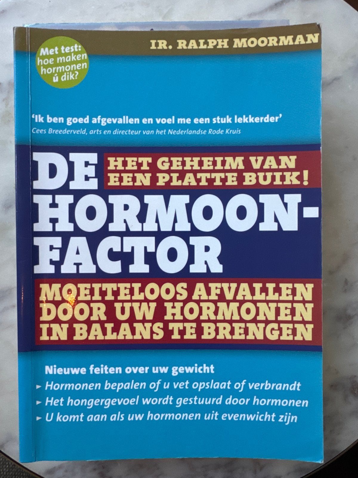 De Hormoonfactor: Moeiteloos Afvallen door Hormonen, Boeken, Ophalen of Verzenden, Zo goed als nieuw, Dieet en Voeding