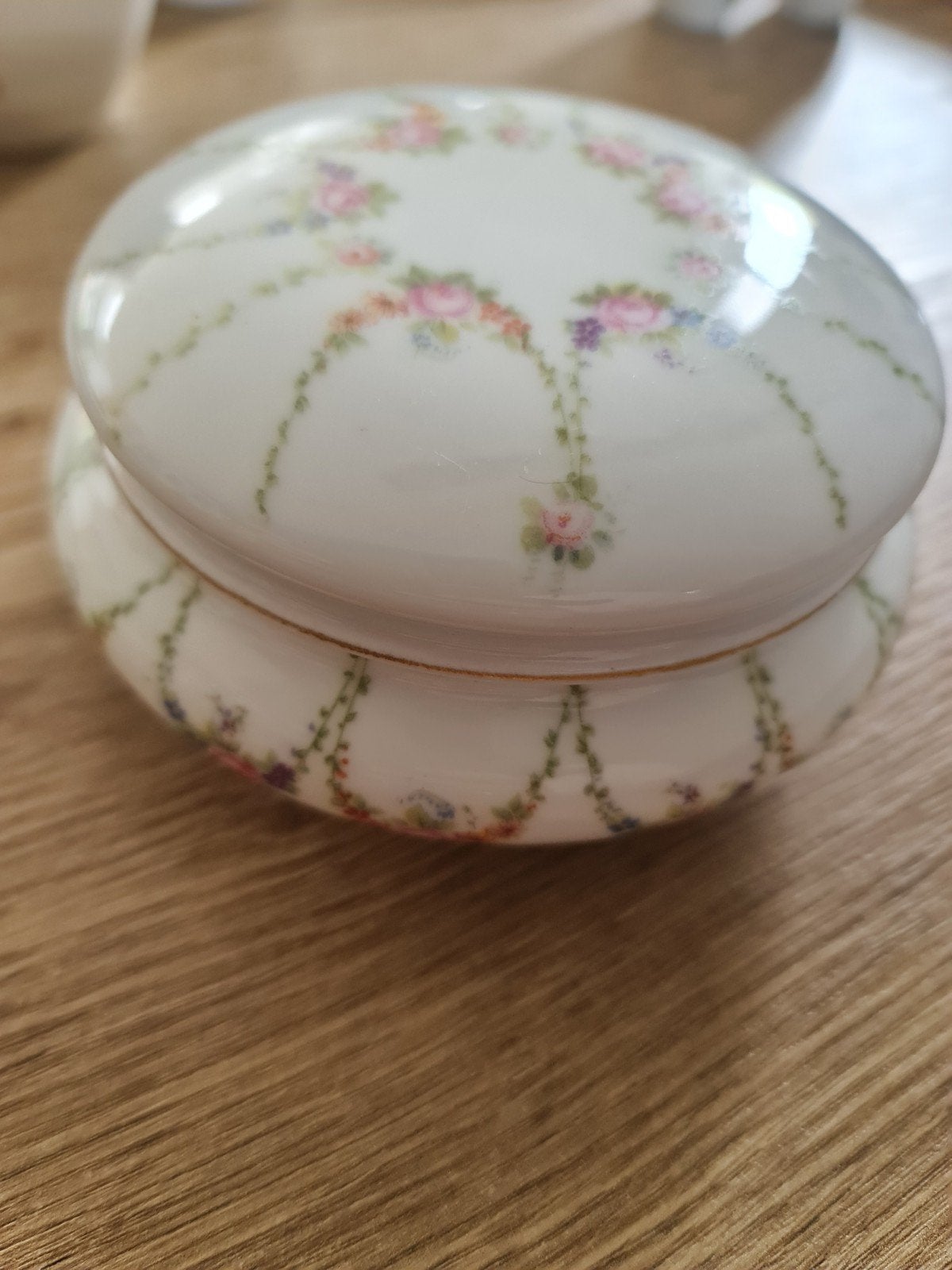 Rosenthal Bavaria Porseleinen Doosje met Bloemmotief, Ophalen of Verzenden