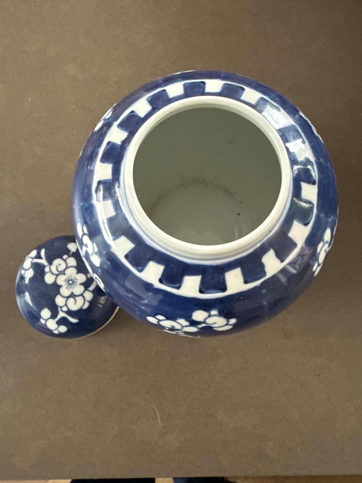 kangxi gemberpot Chinees met bloemmotief, Ophalen of Verzenden