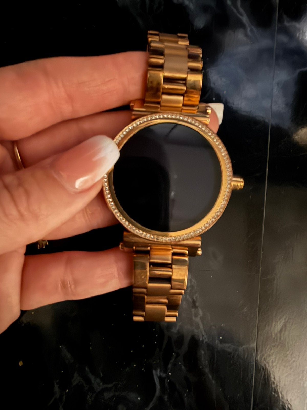 Horloge ZGAN smartwatch, Sieraden, Tassen en Uiterlijk, Ophalen of Verzenden, Zo goed als nieuw, Staal, Overige merken