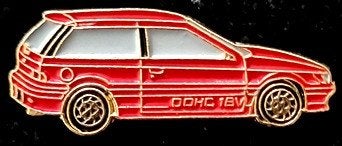 Honda Civic DOHC VTEC pin, Ophalen of Verzenden, Nieuw, Transport, Speldje of Pin