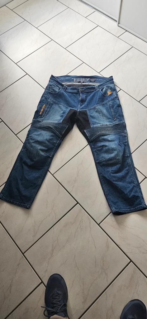 Tribolite motorjeans., Ophalen of Verzenden, Tweedehands, Broek | textiel