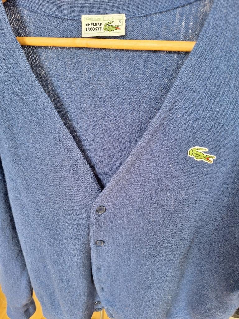 vintage Lacoste wol vest, Ophalen of Verzenden, Zo goed als nieuw